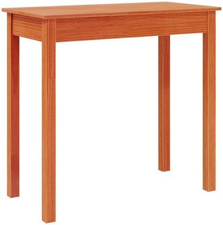 Konsolentisch, Beistelltisch, Konsole Wachsbraun 80x40x75 cm Massivholz Kiefer