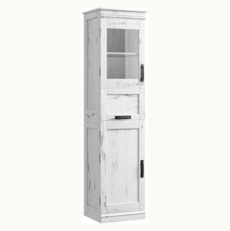 GarveeMore Hochschrank Badezimmerschrank Badschrank Badkommode Badezimmermöbel