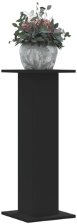 vidaXL Pflanzenständer 2 Stk. Schwarz 30x30x80 cm Holzwerkstoff 3307865