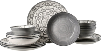 Ritzenhoff & Breker Tafelservice Doha (16-tlg), 4 Personen, Porzellan, aus Porzellan für 4 Personen