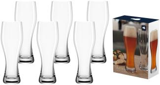 Leonardo TAVERNA Weizenbierglas 0,5l 6er Set