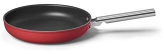SMEG Bratpfanne Pfanne Glasdeckel Auswahl Durchmesser alle Herdarten Antihaft Ø30_rot_CKFF3001RDM