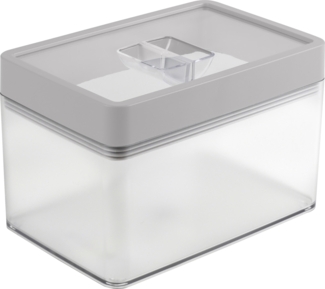Sunware Sigma Home Vorratsdose 1,6 L transparent grau Vorratsbehälter Frischhaltedose