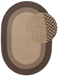 benuta Outdoorteppich Nandi, oval, Höhe: 5 mm, In- & Outdoorteppich, Robust für Garten, Terrasse, Balkon, Küche