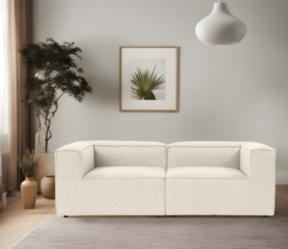 2-Sitzer-Sofa, 'Fora', 66 x 105 x 214, Ekru