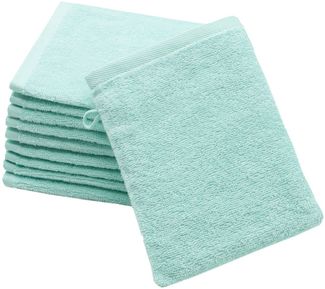 ZOLLNER Waschlappen, (10-St), 16 x 21 cm, 100% Baumwolle, vom Hotelwäschespezialisten