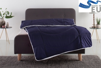 my home Microfaserbettdecke Microlux, Bettdecke 135x200 cm, und Übergrößen bis 240x220cm, Füllung: Feuchtigkeitsregulierende 3D Klimafaser (Polyester), Bezug: Microfaser-Feinbatist, Bettdecken in 4 Farben, Sommer, Winter, 4 Jahreszeiten, Decke