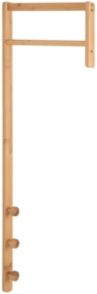 Kleiderständer, Bambus, natur, 3x30x82 cm