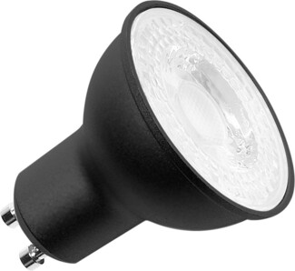 SLV LED Leuchtmittel QPAR51, GU10, 2700K, schwarz - LED Lampen Sockel GU10