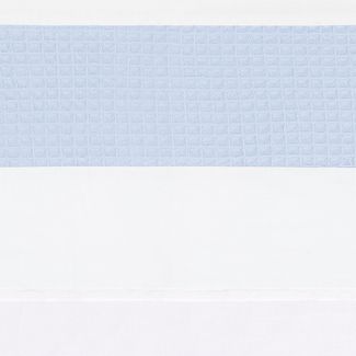 Bink Bedding Pique Babylaken Blue 75 x 100 cm Blau