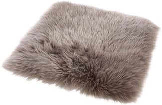 LUXOR living Stuhlkissen Sitzauflage Lammfell, Sitzauflage, rund oder eckig, echtes Lammfell, auch als 4er Set