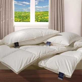 Billerbeck Daunendecke Nena 306 Superlight extra leicht, Füllung: 100% Gänsedaunen|155x200 cm