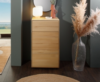 Kommode 51x91cm "Messina" Kernbuche massiv