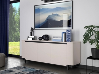 Sideboard Venedig / Vodol , Holzwerkstoff , Beige , 205 x 78 x 45 cm