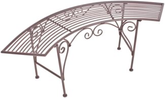 Bogenbank, Außen, Edelrost-Optik, L 125 cm, FUEGO