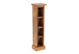 DESIGN DELIGHTS CD-Regal HOLZ CD REGAL "CD TOWER", 76cm(H), Holzregal, CD Rack mit 4 Fächern