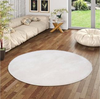 Snapstyle Hochflor-Teppich Hochflor Shaggy Teppich Feeling Mix Rund, Rund, Höhe: 48 mm