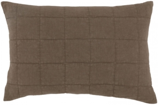 Chic Antique - Kissenbezug Kissenhülle 60x40cm Baumwolle Walnuss Braun 16102020