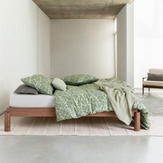 Marc O Polo Mako Satin Bettwäsche Sollia sage green | 200x220 cm + 2 x 80 x 80 cm