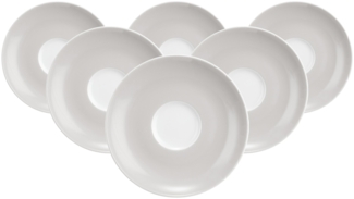 Seltmann Weiden Liberty Pure Colors Espressountertasse ø 12 cm 6er Set - New Grey