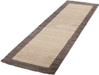 Shaggy Teppich LIFE TAUPE 80 X 250cm Läufer