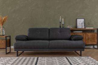 2-Sitzer-Schlafsofa, 'Mustang', 83 x 99 x 199, Anthrazit