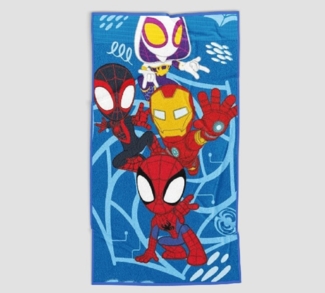 Spidey and Friends Strandtuch – 70x140 cm, 100% Polyester für den perfekten Strandtag