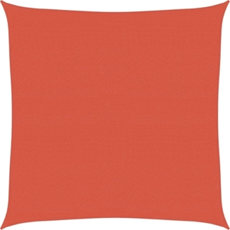 vidaXL Sonnensegel 160 g/m² Terrakottarot 4x4 m HDPE 311331