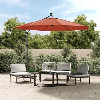 vidaXL Ersatzbezug für Ampelschirm Terracotta-Rot 350 cm 313817
