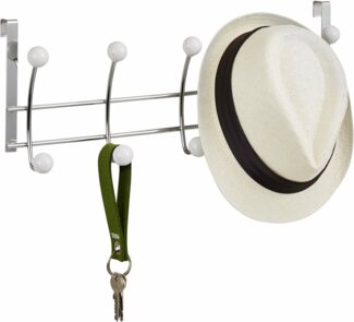 Zeller 13893 Türhängeleiste 5-er, 48 x 10 x 20, Chrom