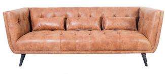 Clubsofa Woodbrook 3-Sitzer hellbraun-honey