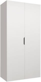 Kleiderschrank Midere 100 (Farbe: Weiß)