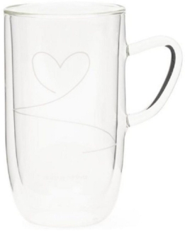 Rivièra Maison Tasse doppelwandiger Henkelbecher With Love (L)