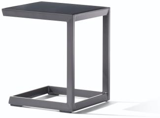 Sieger 620/G Beistelltisch für Loungegruppen, Aluminium Eisengrau 35 x 50 x 45 cm