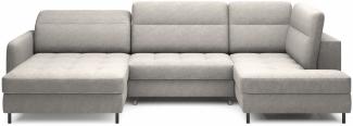 ELTAP 'Berrto' Ecksofa,, Beige / Grau, 300x130, Rechts