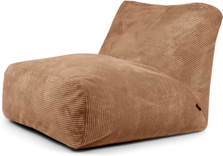 Sitzsack ‘Tube 100‘, Bezugstoff - Waves, 100% Polyester, Sand, 80x120x100 cm.