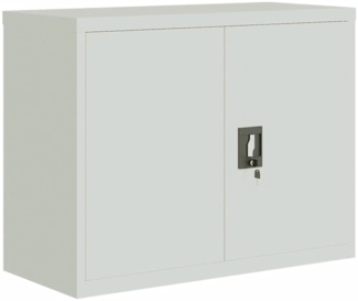 vidaXL Aktenschrank Hellgrau 90x40x70 cm Stahl 339721