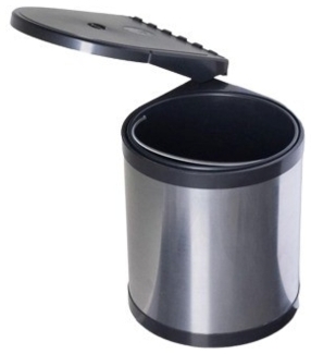 TrendLine Einbaumülleimer 12 L Edelstahl Mülleimer Abfalleimer Abfallsammler