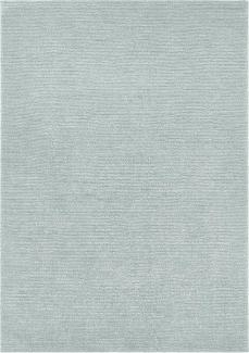 Kurzflor Teppich Supersoft Hellblau - 80x250x1cm