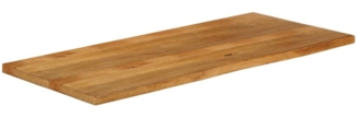 vidaXL Tischplatte mit Baumkante 140x60x2,5 cm Massivholz Mango 370553