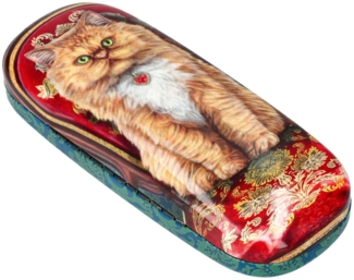 Figuren Shop GmbH Brillenetui Brillenetui Katze - Mad About Cats by Lisa Parker - Brillen-Hardcase