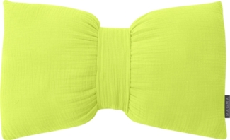 Kissen SCHLEIFE BANG lemon (BH 45x30 cm)