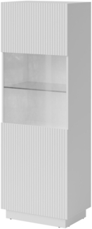 Vitrine Liwerio 1D (Farbe: Weiß)