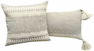 Mirabeau Kissenhülle Kissenhülle 2er Set Fontavon grau/beige