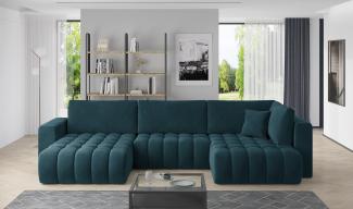 Wohnideebilder Bonito Dunkelblau Ecksofas & Eckcouches CO-BON-LT-40VE