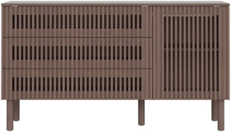 Kidsmill Dai Kommode XL - Walnuss Holz kolonial wa - Material: Grenen / Plaatmateriaal - Babypark. de