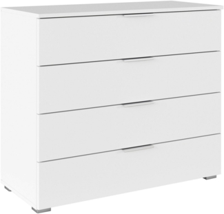 rauch Schubkastenkommode Sideboard Schubladenkommode AGORDO mit Dekor- oder Hochglanzfront (in zwei Griff-Farben, Breite 80 cm), vier große und geräumige Schubladen mit viel Stauraum MADE IN GERMANY
