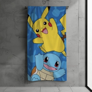 POKEMON JUEGO DE CARTAS Strandtuch Pokémon Strandtuch, 100% Baumwolle, 140x70