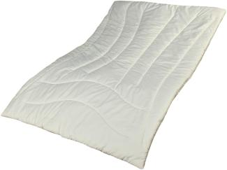 Merino Schafwolle Leicht Steppbett 135x200 cm 100% Merinowolle Zirbenholz 800 g