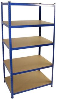 Estexo Steckregal Werkstattregal Kellerregal 200 x 120 x 60 Schwerlastregal blau 875kg